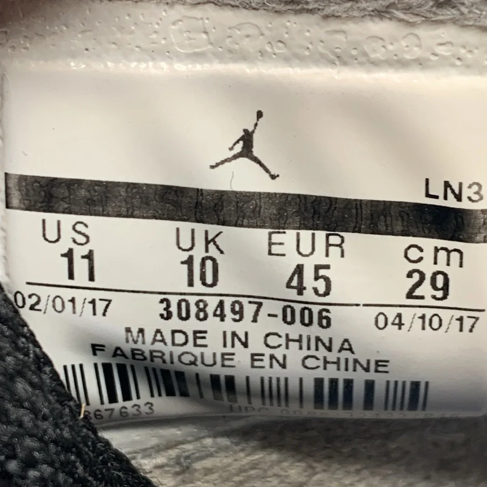 Jordan‎ 4 Retro Motorsports Alternate 2017 Shoes 308497-006 Men's Sz 11